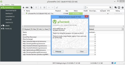 Free torrent client utorrent