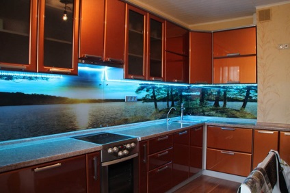Sticlă de sticlă pentru bucătărie (42 pics) video-instrucțiuni pentru instalarea piei de bucătărie cu propriile mâini,