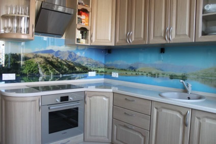 Sticlă de sticlă pentru bucătărie (42 pics) video-instrucțiuni pentru instalarea piei de bucătărie cu propriile mâini,