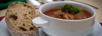Supă de gulă - varianta germană de gulaș (goulashuppe)