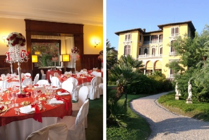 Nuntă într-o vilă din italia