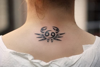 Tatuaj cancer foto - constelație în tatuaje de sex masculin și feminin,