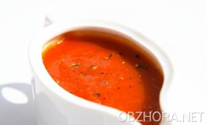 Sos de tomate din roșii prăjiți - aperitive - rețete cu fotografie