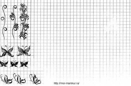 Tabele de antrenament pentru desenarea ornamentelor