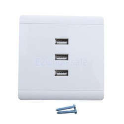 Conector usb pentru montare pe perete, alimentare de 220V