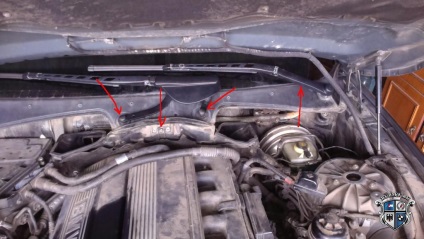 Kiküszöbölése megfelelő törlő BMW E60