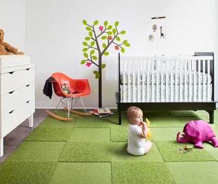 Alegem o podea pentru o cameră pentru copii