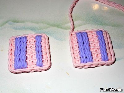 Tricotare din imitație de argilă din polimer de pe față și din spate