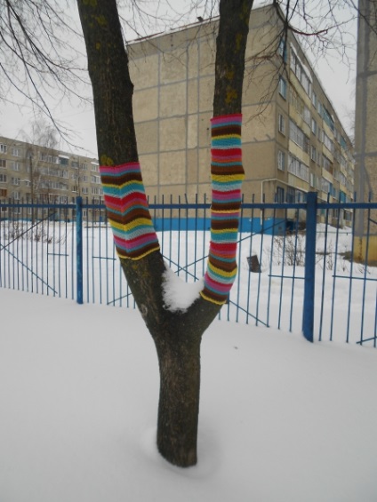 Yarnbombing hogy a világ fényesebb