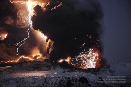 De ce și cum fotografii sunt fotografiți vulcani