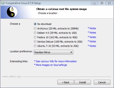 Linuxot futtató-alkalmazások Windows