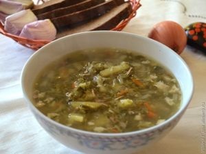 Supă de varză cu murături verde