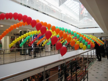 Aerodinamica - Kazan - toate tipurile de decoratiuni festive - decoratiuni cu baloane, tesaturi si
