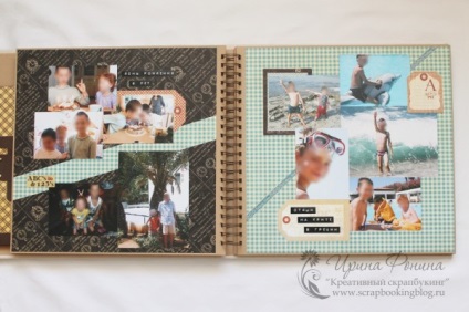 Egy általános iskolai diák albuma - kreatív scrapbooking