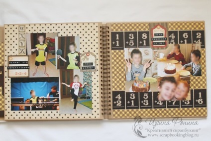 Egy általános iskolai diák albuma - kreatív scrapbooking