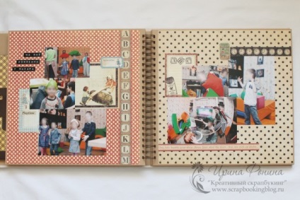 Egy általános iskolai diák albuma - kreatív scrapbooking