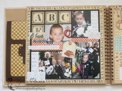 Egy általános iskolai diák albuma - kreatív scrapbooking