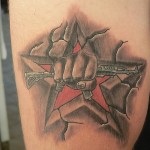 Katonai tetoválás harci fegyverek a fegyveres erők és a Belügyminisztérium, a Szovjetunió és az Orosz Föderáció, si vis pacem, para bellum! (Különítmény speciális) Katonai tetoválás harci fegyverek a fegyveres erők és a Belügyminisztérium, a Szovjetunió és az Orosz Föderáció, si vis pacem, para bellum!