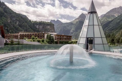 Austria, hotel termal aqua dom 4 (aqua-house) în Langenfeld (langenfeld) în Tirol