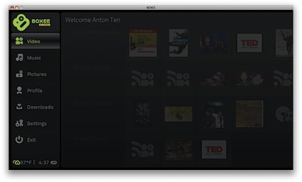 Boxee face un centru multimedia gratuit pe mac mac lume ta