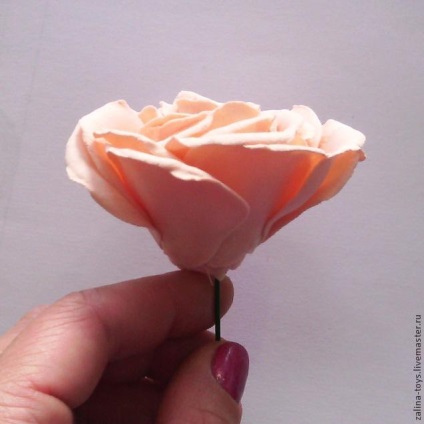 Facem trandafiri din spumiran, pe baza unui bandaj de coronite - talie de maestri - manual, manual