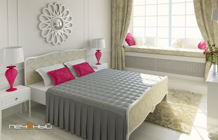 Design de dormitor, copt