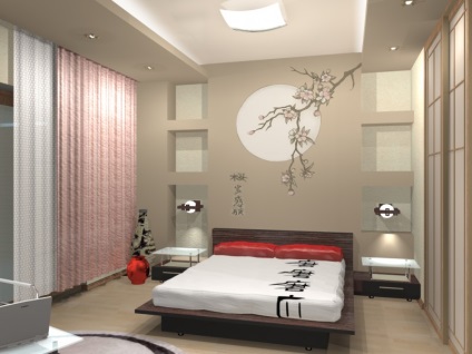 Design în stil japonez, repararea apartamentelor cu mâinile lor