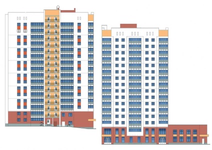 Casa în șaisprezece etaje este construită pe strada Târnava din Barnaul