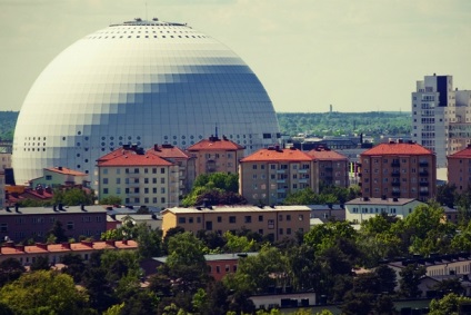 Globen Arena - simbol sport al orașului Stockholm