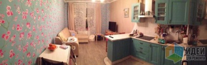 An după renovare, bucătărie-cameră de zi, renovare foto în apartament și cameră de zi, idei pentru renovare