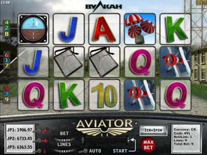 Slot machine aviator