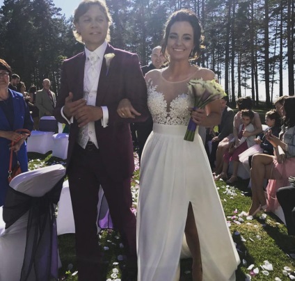 Celebrul fotbalist Valery Karpin sa căsătorit cu un profesor din Narva