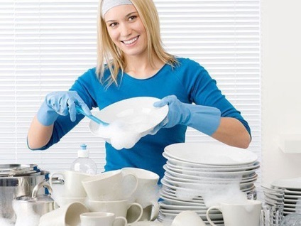 Cum să spălați rapid un număr mare de feluri de mâncare, articole magazin on-line 
