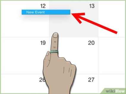 Hogyan adjunk az eseményeket az alkalmazás „naptár” ipad