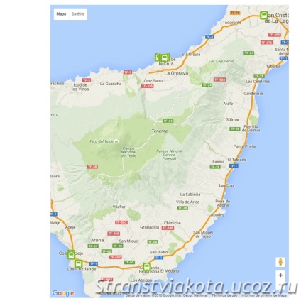Cum se ajunge de la aeroportul Tenerife-Sud - site-ul Chinima de Irina despre călătorii