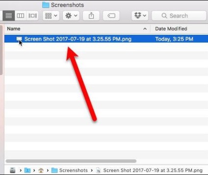 Cum de a schimba dosarul de salvare a capturilor de ecran pe mac