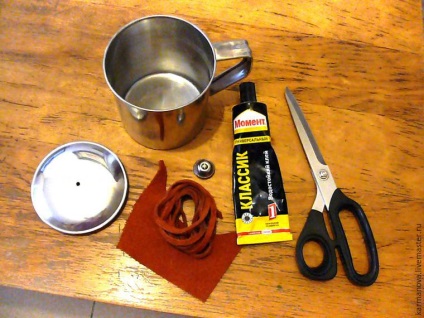 Cum să înfășurați un mâner din piele cu o cană de metal - târg de maeștri - manual, manual