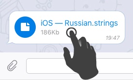 Cum să Russify o telegramă la o casă de gadgeturi iPhone