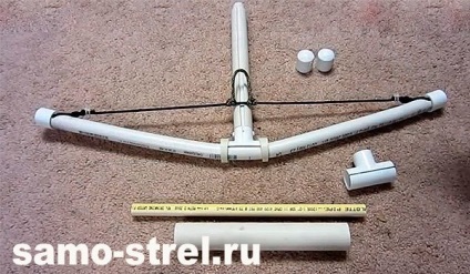 Как да си направим арбалет PVC - видео instruktsiyasamostrely - магистър  всичко, което издънки