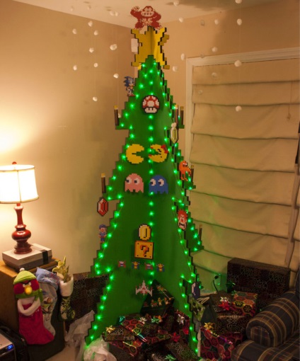 Hogyan készítsünk egy karácsonyfa 2015-ben saját kezével, részeg vendég