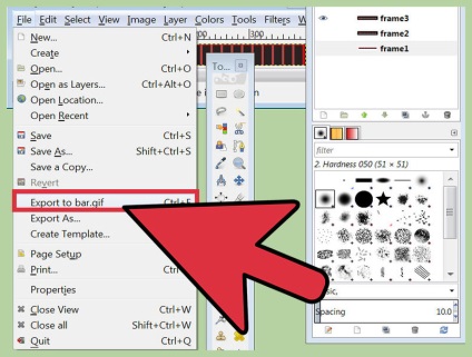 Cum se creează animație GIF în gimp - vripmaster