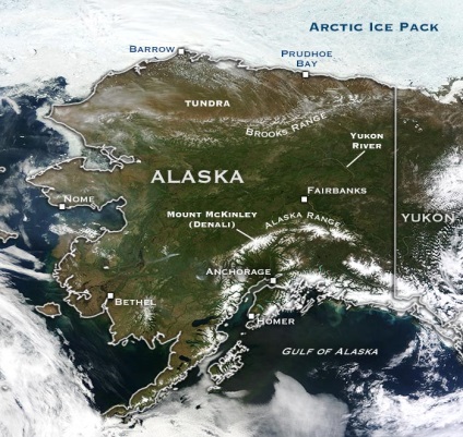 Cureaua climatică a Peninsulei Alaska