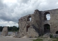 Koknese (koknese), castelul Arhiepiscopului din Riga, traseu de vânt