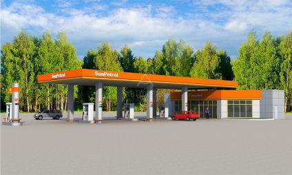 Construcție completă de stații de benzină, autografe