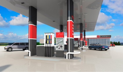 Construcție completă de stații de benzină, autografe
