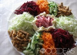 Salată coreeană cu fuchozoi - rețetă de gătit cu fotografie