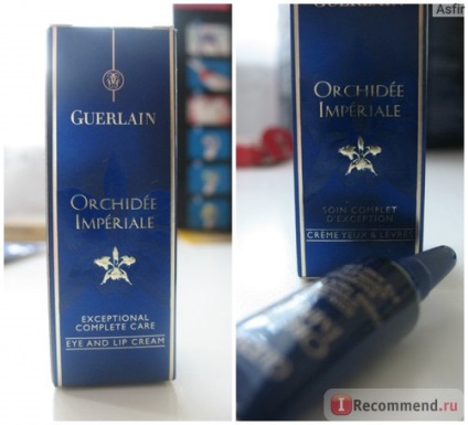 Cremă pentru pleoape și buze guerlain orchidee imperiale exclusivă crema de ochi și buze complet -