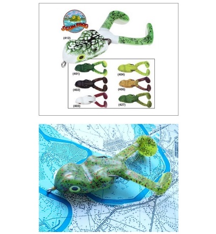 Pike halászat mesterséges béka fogaskerék, kábelezés