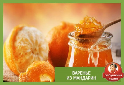 Tangerine lekvár öt legjobb receptek