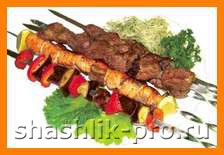 Marinada pentru kebab shish, kebab shish